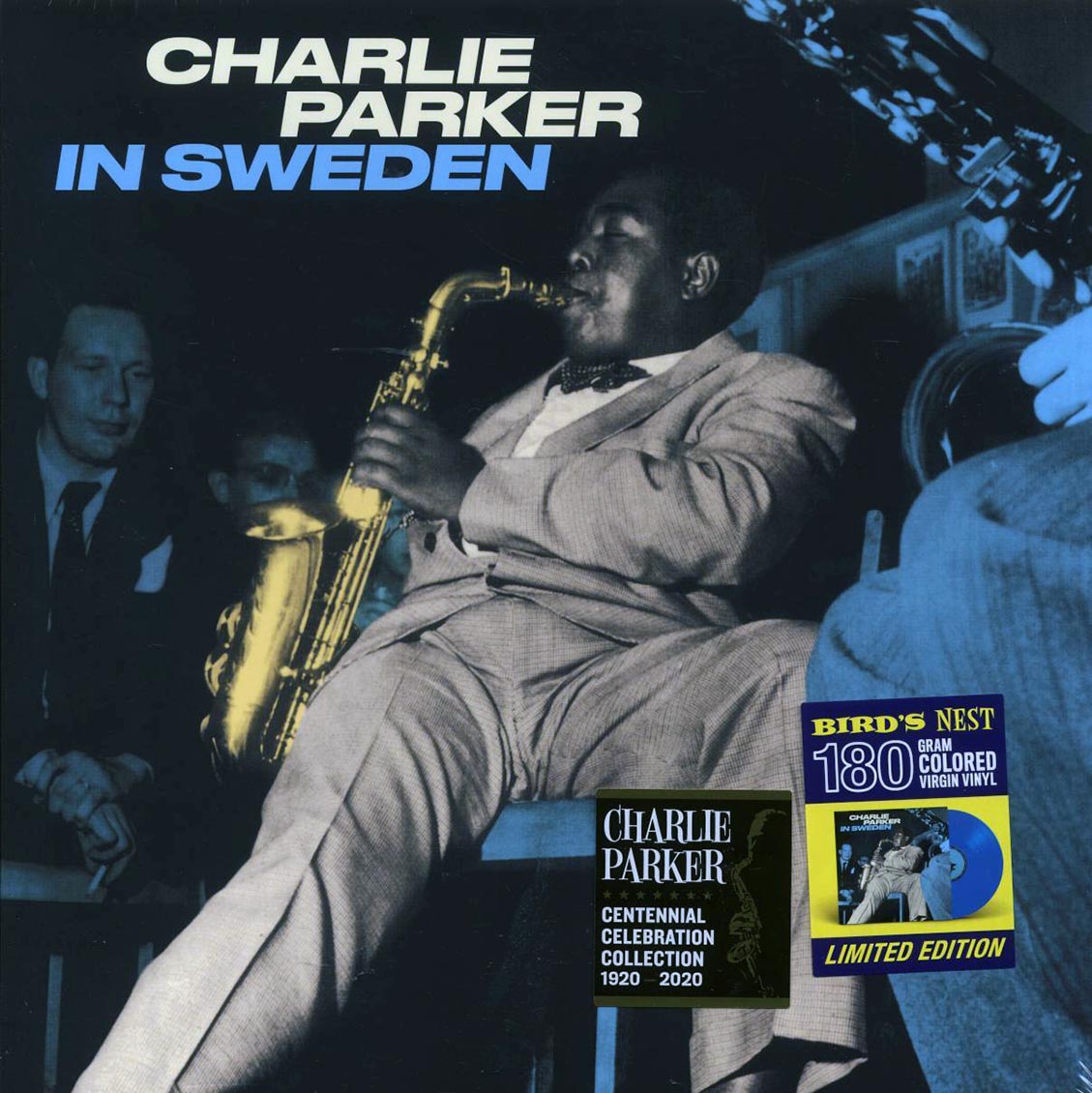 Charlie Parker - In Sweden (+2 bonus tracks) (ltd. ed.) (180g) (blue vinyl) [New Vinyl Record LP]