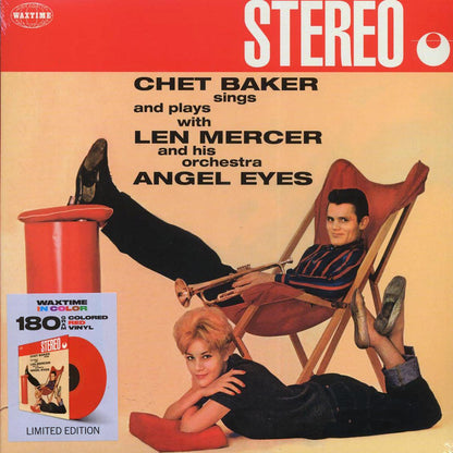 Chet Baker, Len Mercer & His Orchestra - Sings And Plays With Len Mercer And His Orchestra: Angel Eyes (+bonus track) (ltd. ed.) (180g) (red vinyl) [New Vinyl LP]