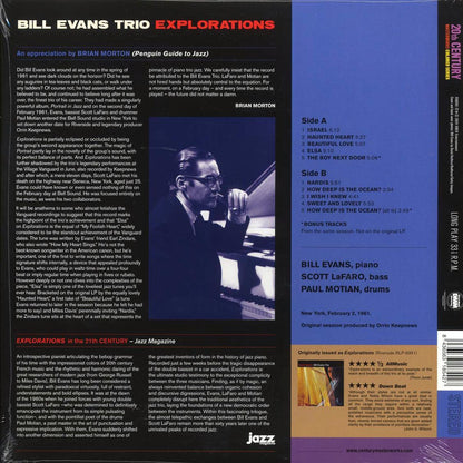 Bill Evans Trio - Explorations (+2 bonus tracks) (ltd. ed.) (180g) (red vinyl) [New Vinyl LP]