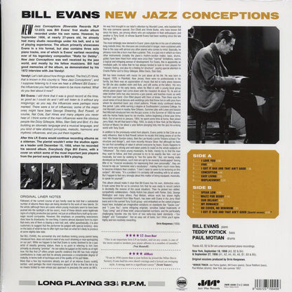Bill Evans - New Jazz Conceptions (+bonus track) (mono) (ltd. ed.) (180g) [New Vinyl LP]