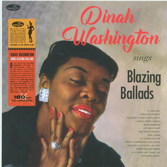 Dinah Washington - Sings Blazing Ballads (ltd. ed.) (180g) [New Vinyl Record LP]