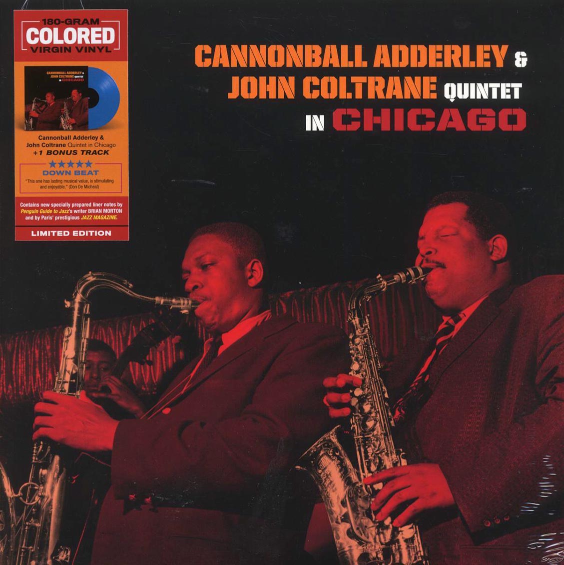 Cannonball Adderley, John Coltrane - Quintet In Chicago (+bonus track) (ltd. ed.) (180g) (blue vinyl) [New Vinyl Record LP]