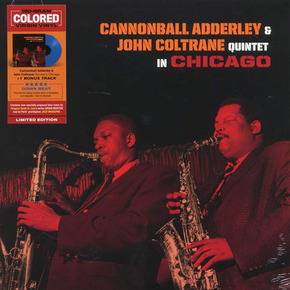 Cannonball Adderley, John Coltrane - Quintet In Chicago (+bonus track) (ltd. ed.) (180g) (blue vinyl) [New Vinyl Record LP]