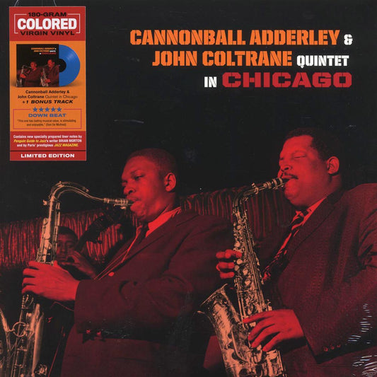 Cannonball Adderley, John Coltrane - Quintet In Chicago (+bonus track) (ltd. ed.) (180g) (blue vinyl) [New Vinyl Record LP]