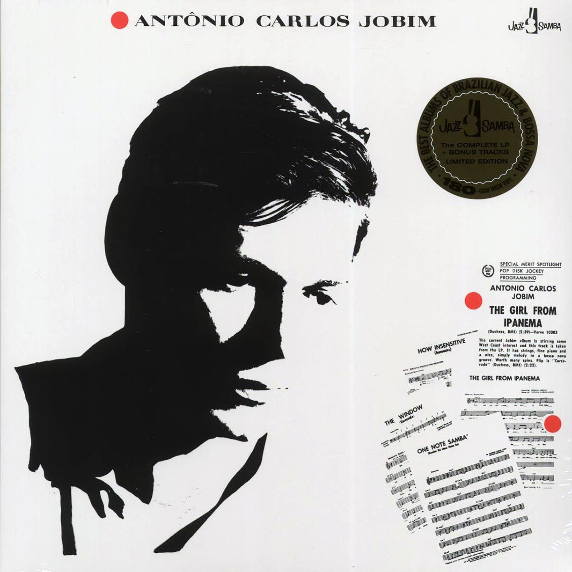 Antonio Carlos Jobim - The Girl From Ipanema (+4 bonus tracks) (ltd. ed.) (180g) [New Vinyl Record LP]