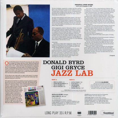 Don Byrd, Gigi Gryce - Jazz Lab (+bonus track) (ltd. ed.) (180g) [New Vinyl LP]