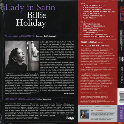 Billie Holiday - Lady In Satin (+3 bonus tracks) (ltd. ed.) (180g) (purple vinyl) [New Vinyl LP]