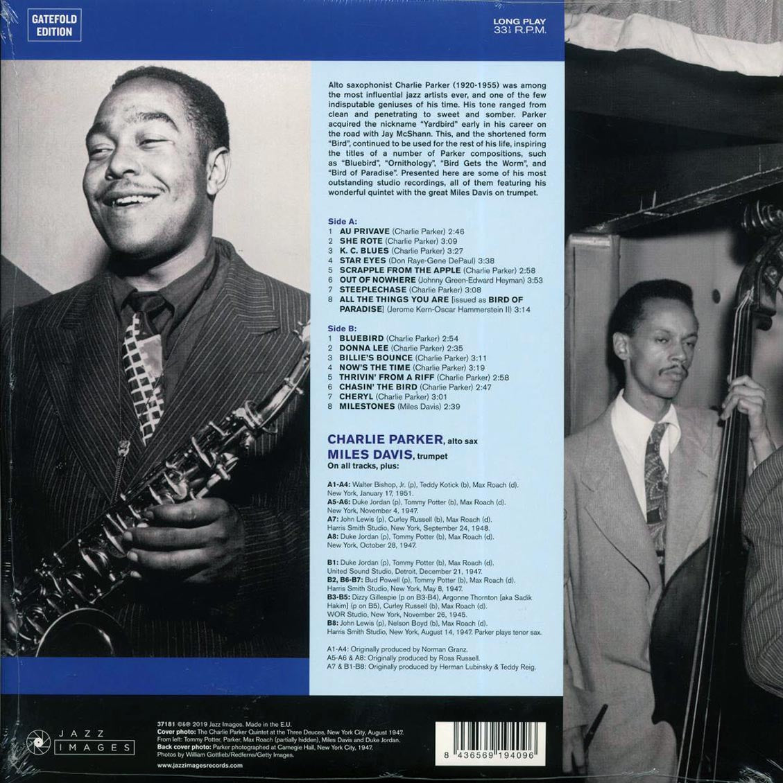 Charlie Parker Quintet, Miles Davis - Bluebird (ltd. ed.) (180g) [New Vinyl Record LP]