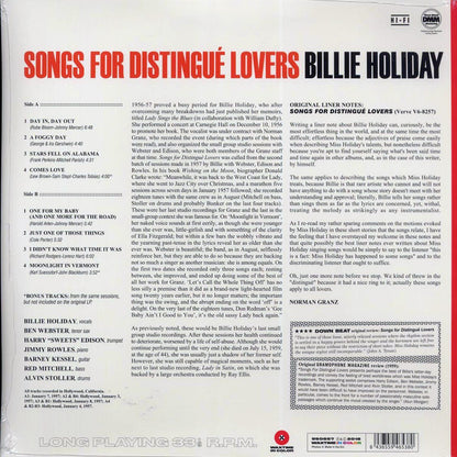 Billie Holiday - Songs For Distingué Lovers (+2 bonus tracks) (ltd. ed.) (180g) (orange vinyl) [New Vinyl LP]