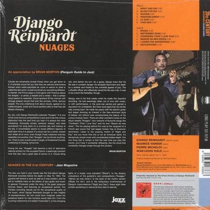 Django Reinhardt - Nuages (+4 bonus tracks) (ltd. ed.) (180g) (orange vinyl) [New Vinyl Record LP]