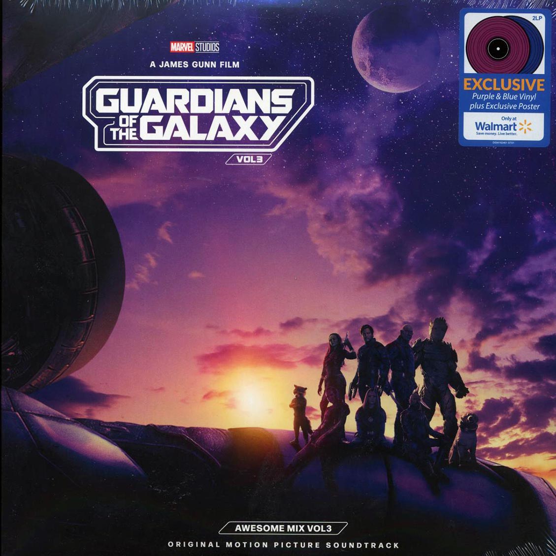 Radiohead, The Beastie Boys, Heart, The Replacements, Florence & The Machine, Etc. - Guardians Of The Galaxy Volume 3: Awesome Mix Volume 3 (ltd. ed.) (2xLP) (purple/blue swirl vinyl) [New Vinyl Record LP]