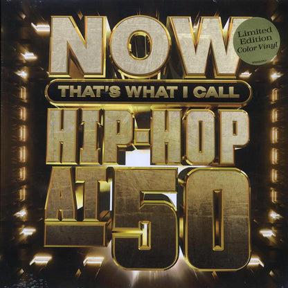 Sugarhill Gang, Grandmaster Flash, Public Enemy, Nas, Notorious BIG, OutKast, 50 Cent, Snoog Dogg, Future, Run-DMC, Etc. - Now That's What I Call Hip-Hop At 50 (2xLP) (black ice vinyl) [New Vinyl LP]