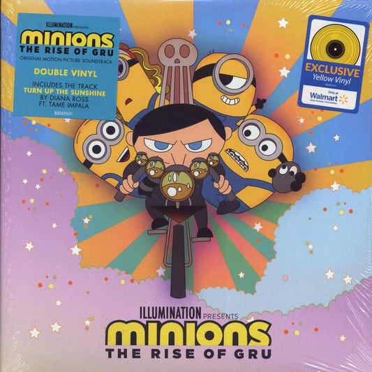 Diana Ross, Tame Impala, Brittany Howard, St. Vincent, Etc. - Minions: The Rise Of Gru Original Motion Picture Soundtrack (2xLP) (yellow vinyl) [New Vinyl Record LP]