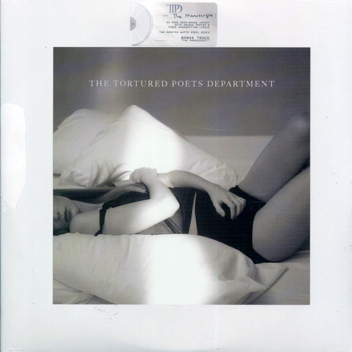 Taylor Swift - The Tortured Poets Department: Manuscript Edition (2xLP) (white vinyl) [New Vinyl Record LP]