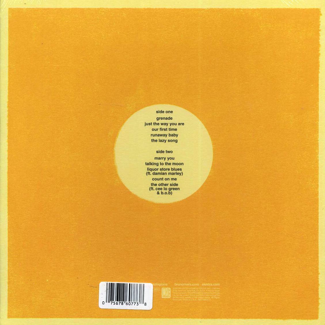 Bruno Mars - Doo-Wops & Hooligans (ltd. ed.) (yellow vinyl) [New Vinyl LP]