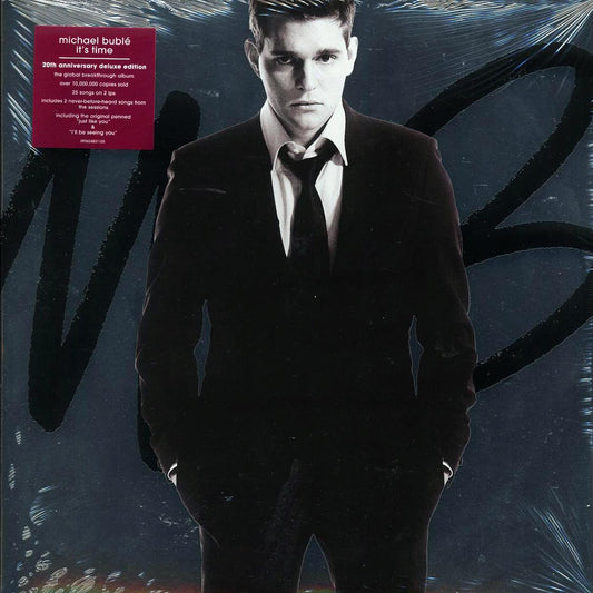 Michael Buble - It's Time (20th Anniv. Ed.) (+2 bonus tracks) (2xLP) (silver vinyl) (deluxe edition) [New Vinyl Record LP]