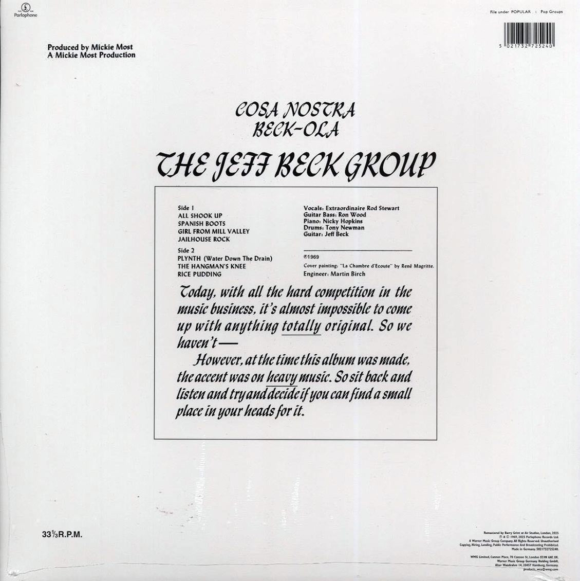 Jeff Beck Group - Beck-Ola (white vinyl) [New Vinyl LP]