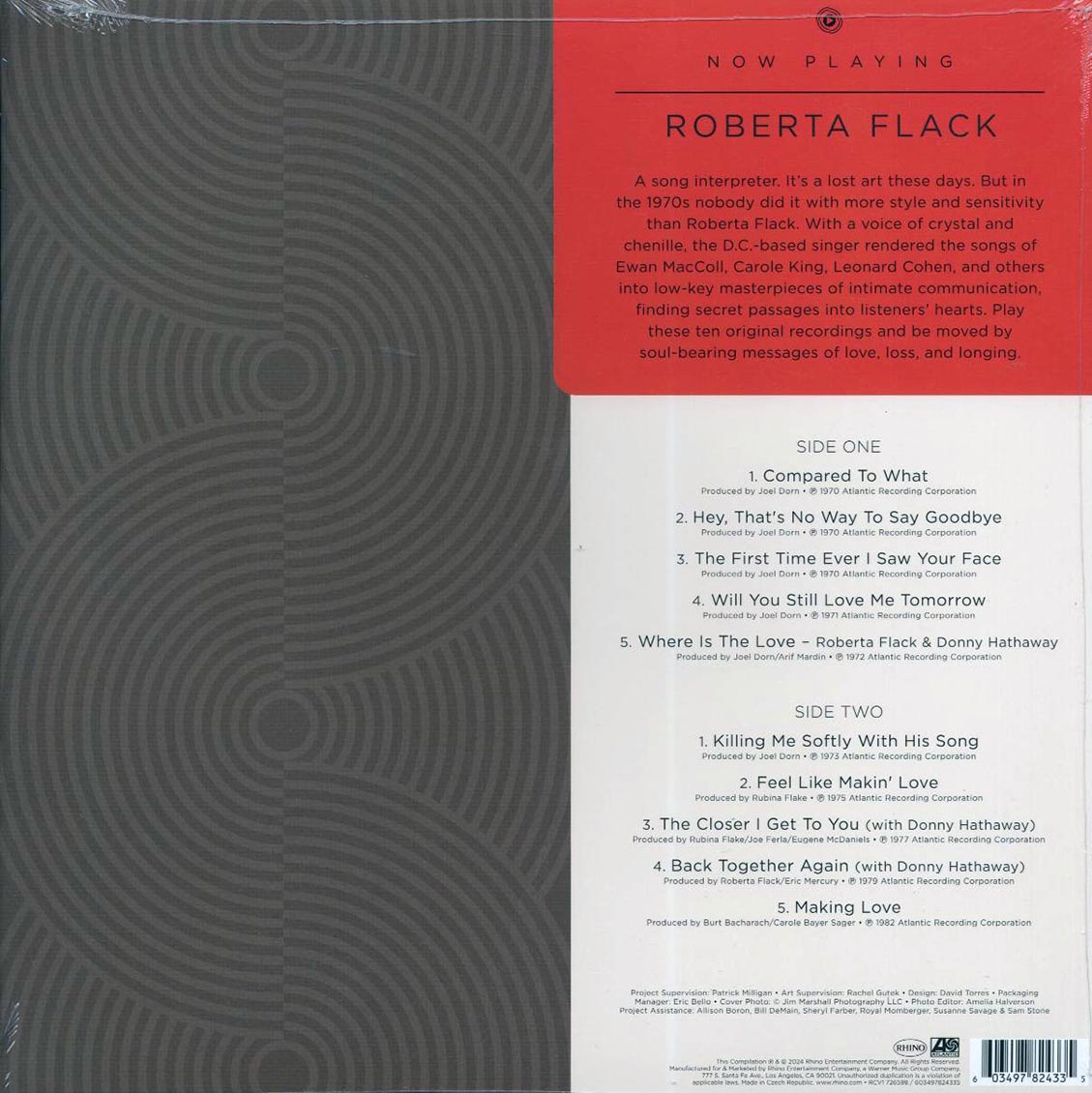 Roberta Flack - Now Playing (clear vinyl) [New Vinyl LP]