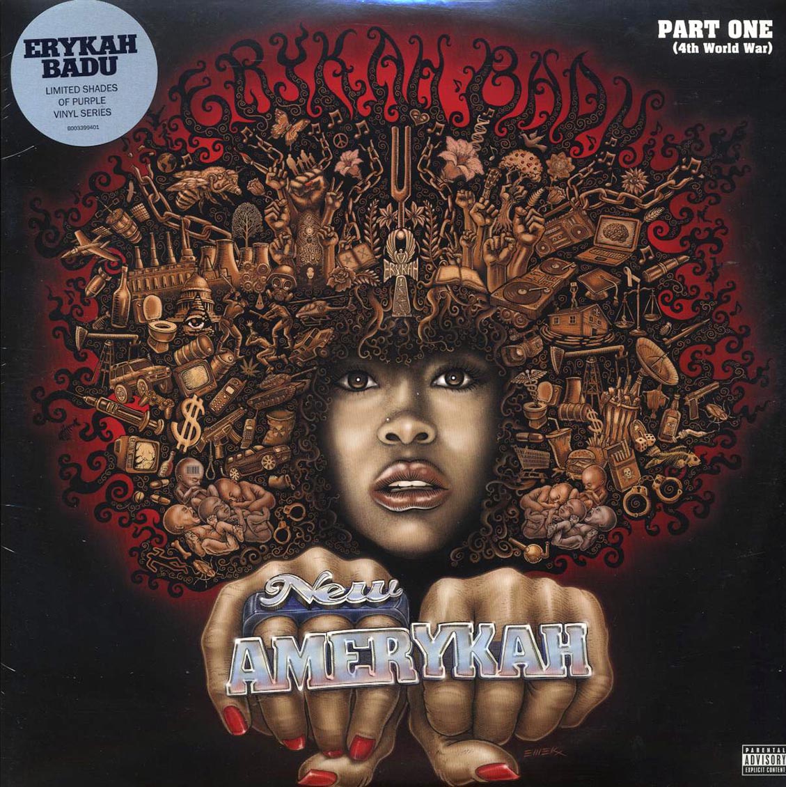 Erykah Badu - New Amerykah: Part One 4th World War (2xLP) (purple vinyl) [New Vinyl Record LP]