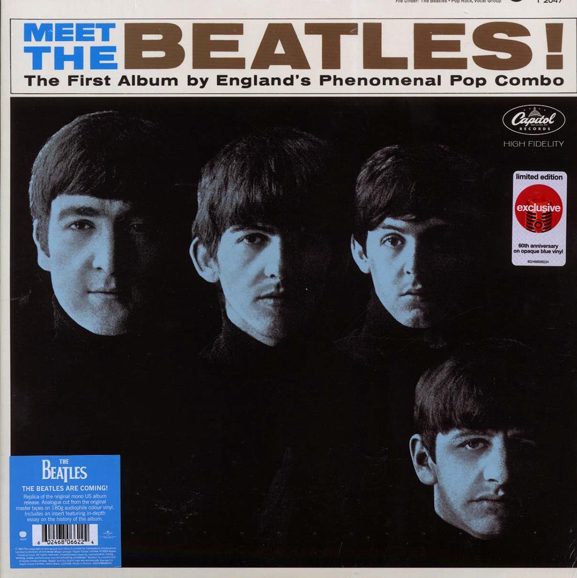 The Beatles - Meet The Beatles! (60th Anniv. Ed.) (mono) (ltd. ed.) (180g) (opaque blue vinyl) [New Vinyl Record LP]