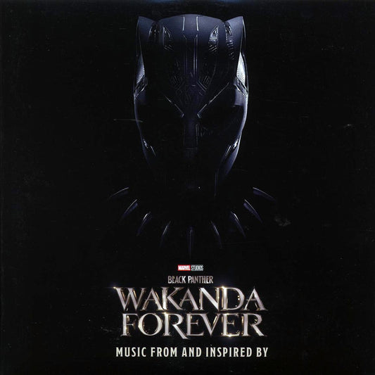 Rihanna, Burna Boy, Tems, Future, Etc. - Music From And Inspired By Black Panther: Wakanda Forever (2xLP) (black ice vinyl) [New Vinyl Record LP]