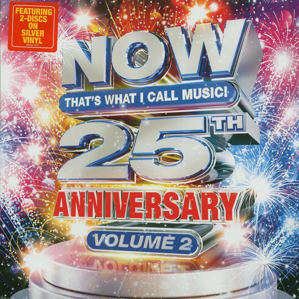 Dua Lupa, Nicki Minaj, Katy Perry, Olivia Rodrigo, Imagine Dragons, Etc. - Now That’s What I Call Music! 25th Anniversary Volume 2 (2xLP) (silver vinyl) [New Vinyl LP]