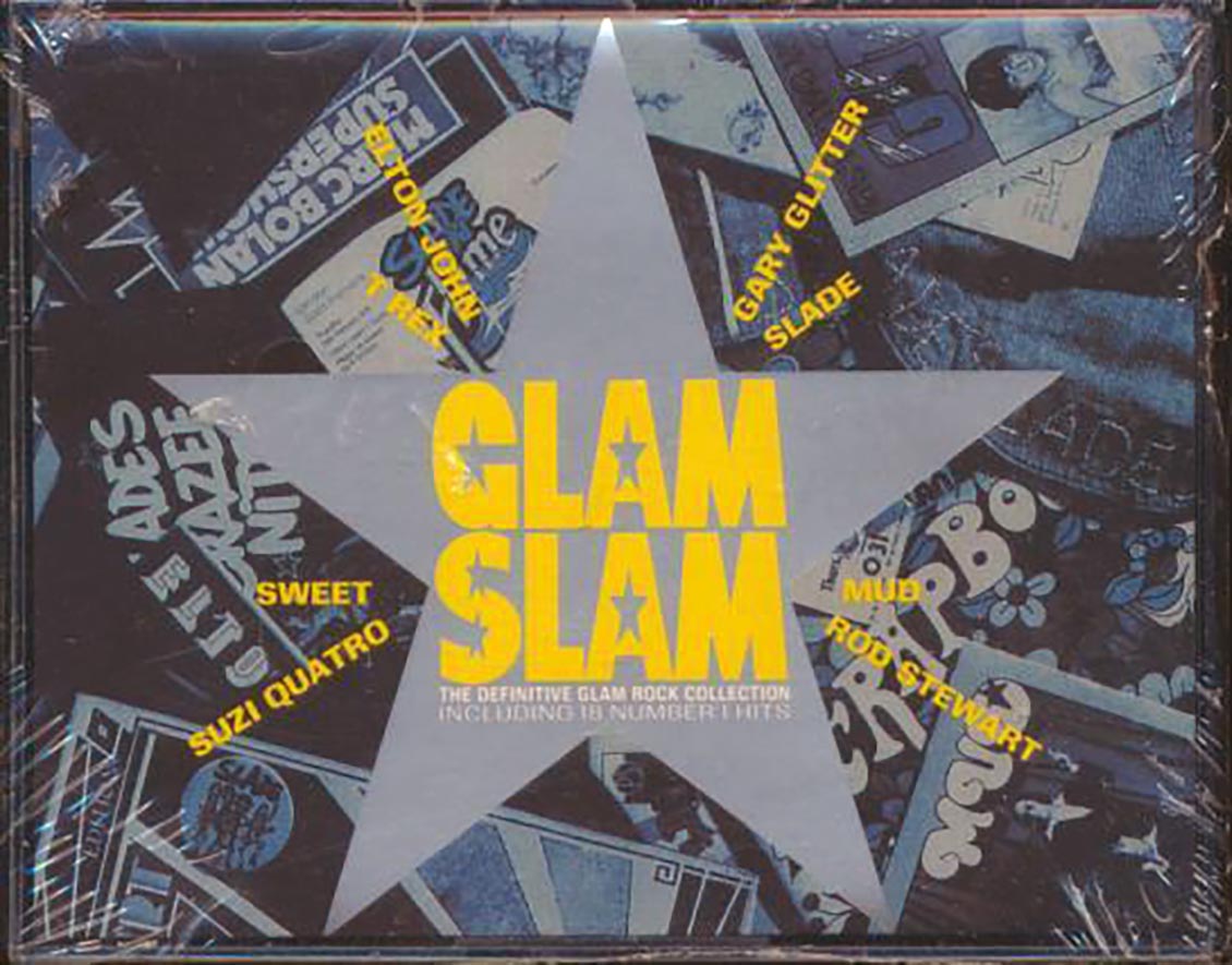 T-Rex, Slade, Sweet, Rod Stewart, Alice Cooper, Elton John, Argent, Etc. - Glam Slam (2xCS) [New Cassette]