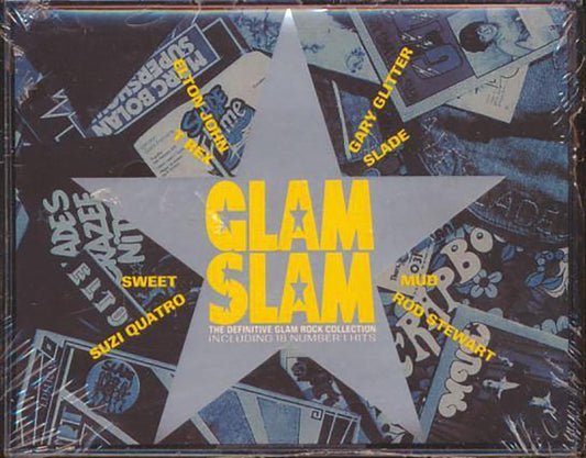 T-Rex, Slade, Sweet, Rod Stewart, Alice Cooper, Elton John, Argent, Etc. - Glam Slam (2xCS) [New Cassette]