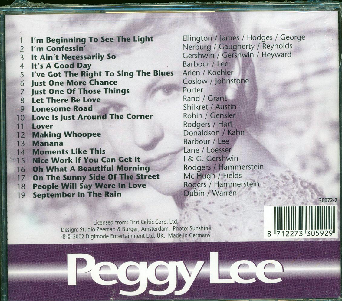 Peggy Lee - Manana [New CD]