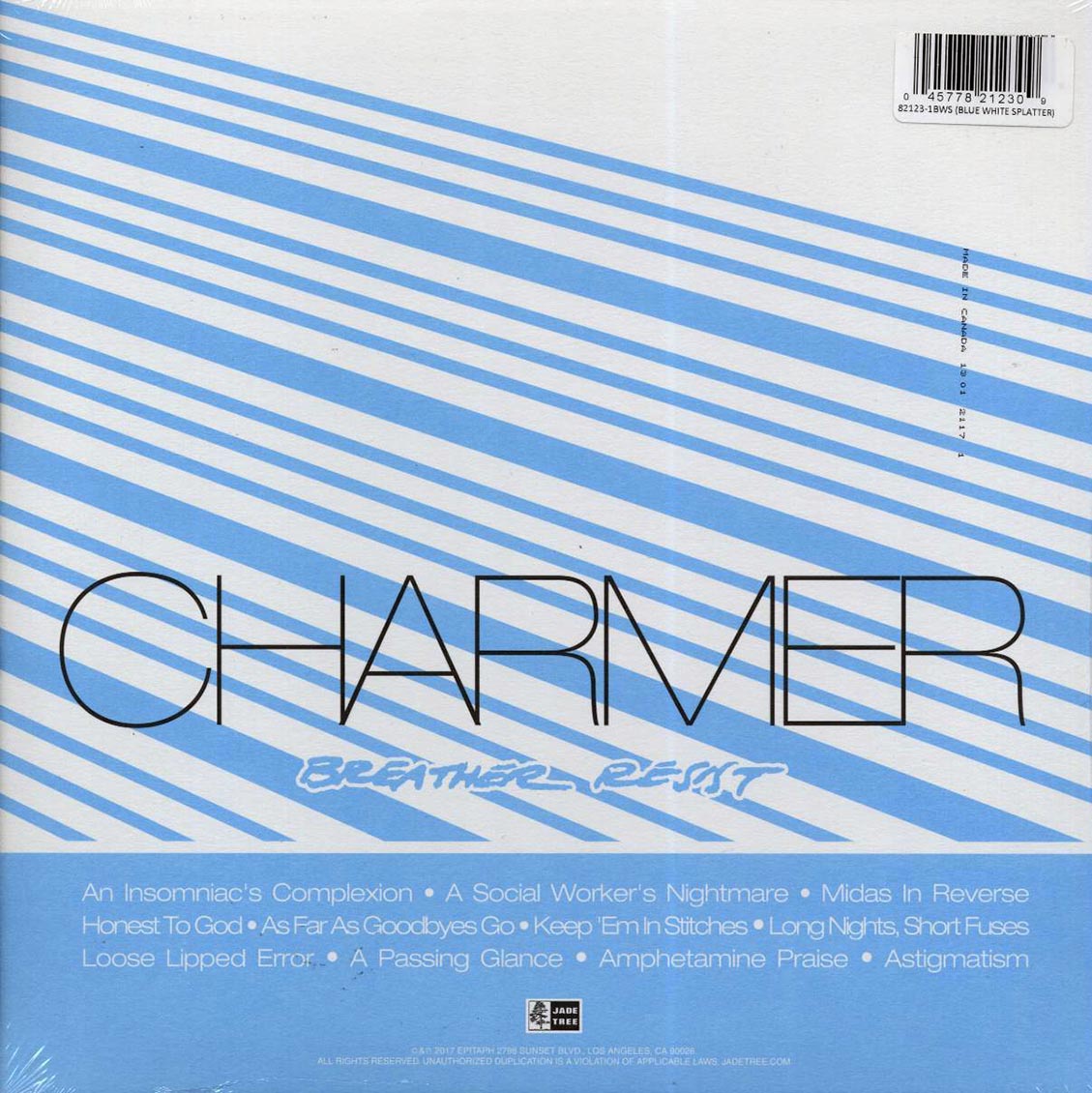 Breather Resist - Charmer (RSD 2025) (ltd. ed.) (baby blue/white splatter vinyl) [New Vinyl LP]