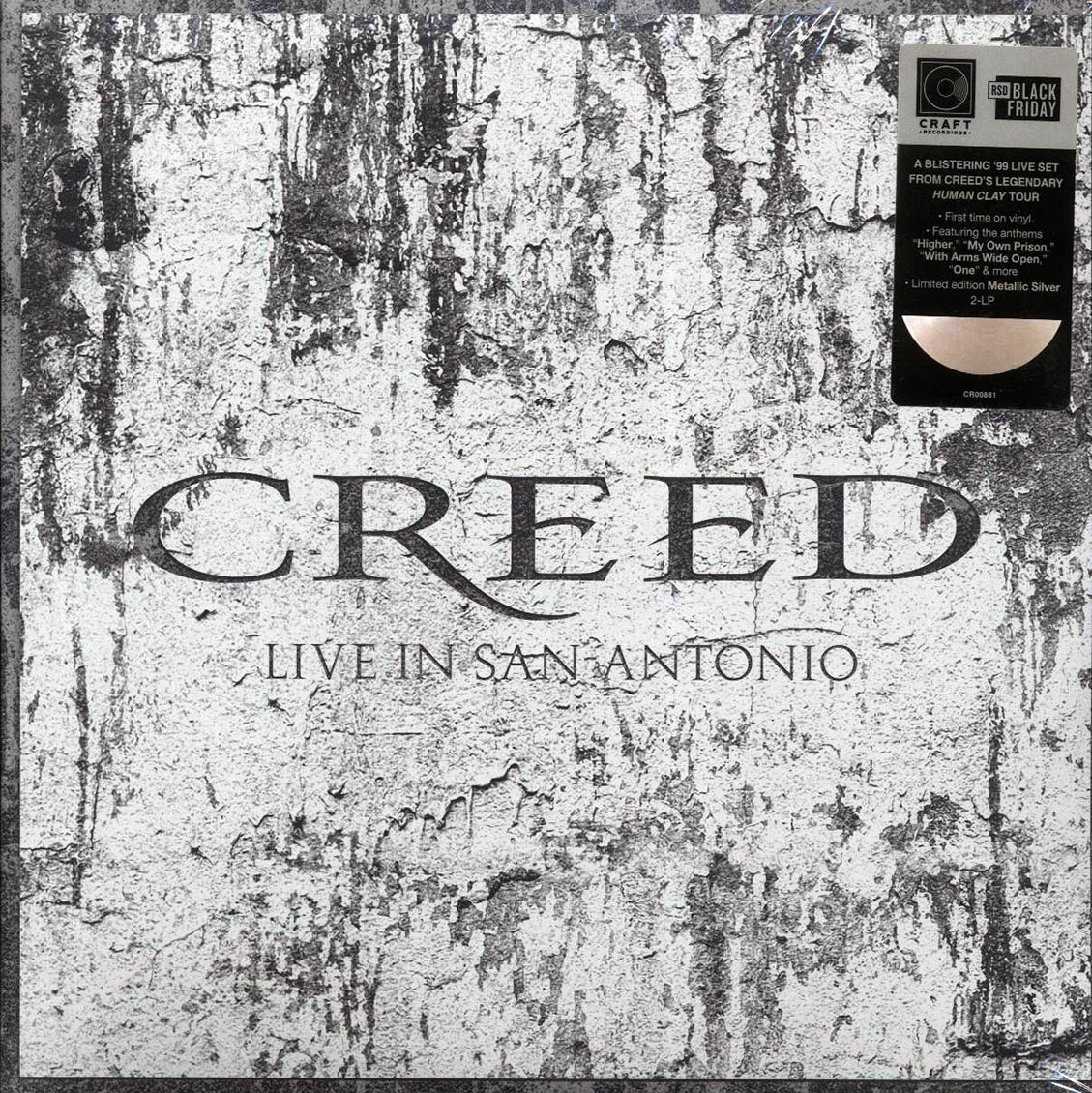 Creed - Live In San Antonio (RSD 2025) (ltd. ed.) (2xLP) (silver metallic vinyl) [New Vinyl Record LP]