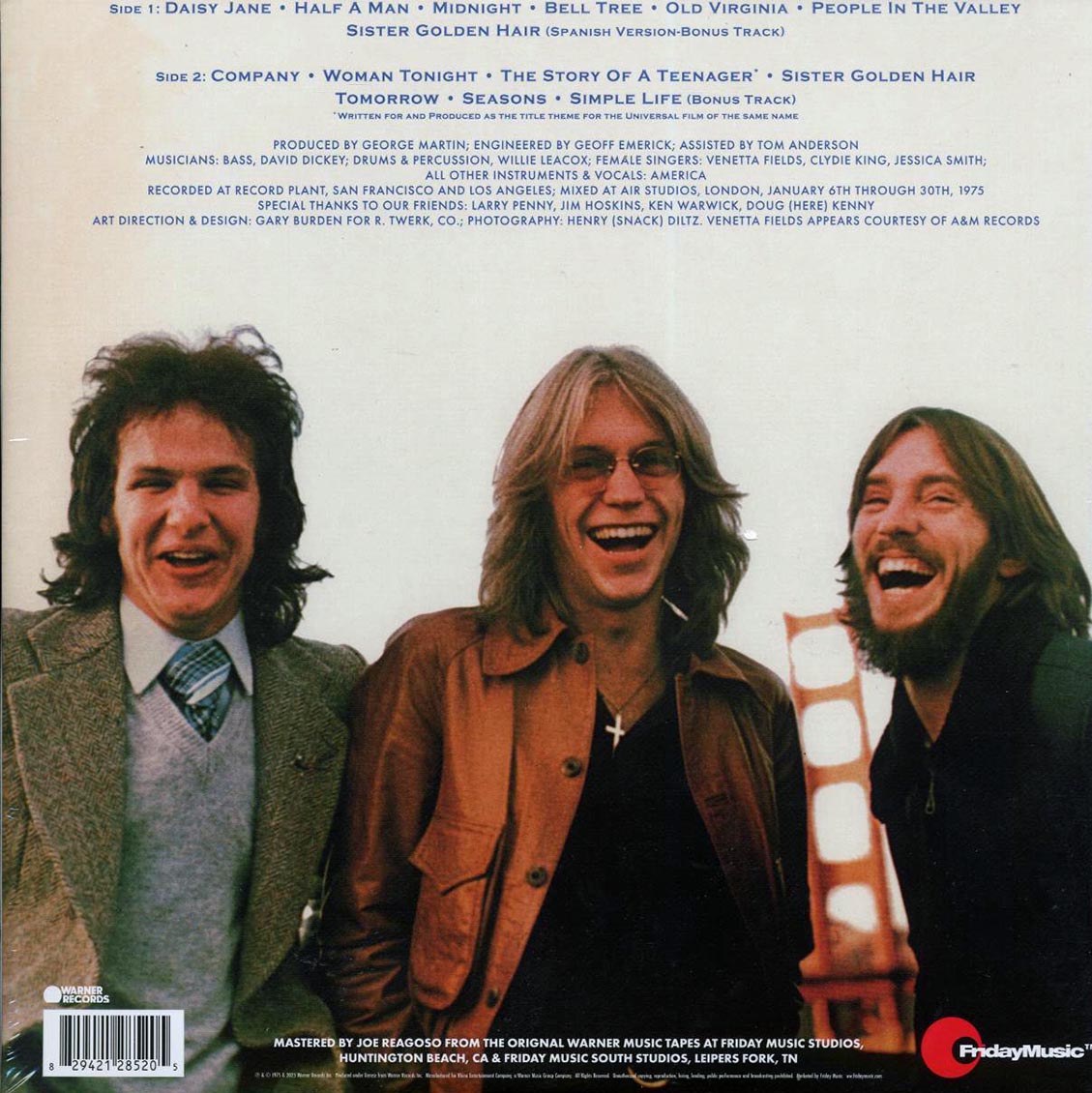 America - Hearts (50th Anniv. Ed.) (+2 bonus tracks) (RSD 2025) (ltd. ed.) (expanded edition) [New Vinyl LP]