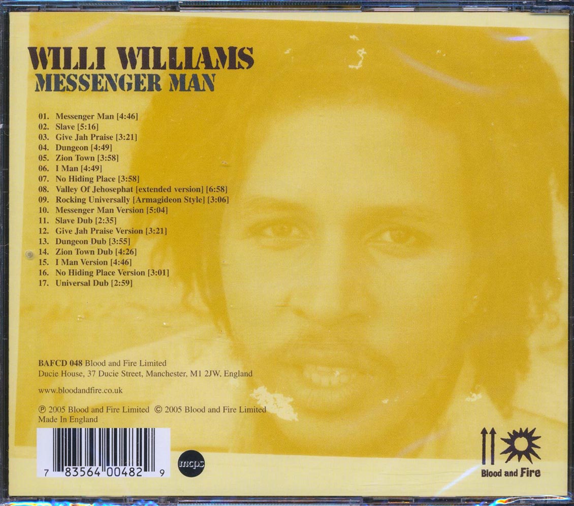 Willie Williams - Messenger Man [New CD]