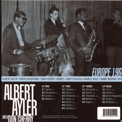 Albert Ayler, Don Cherry - Europe 1964 (RSD 2025) (ltd. ed.) (4xLP) (box set) [New Vinyl LP]