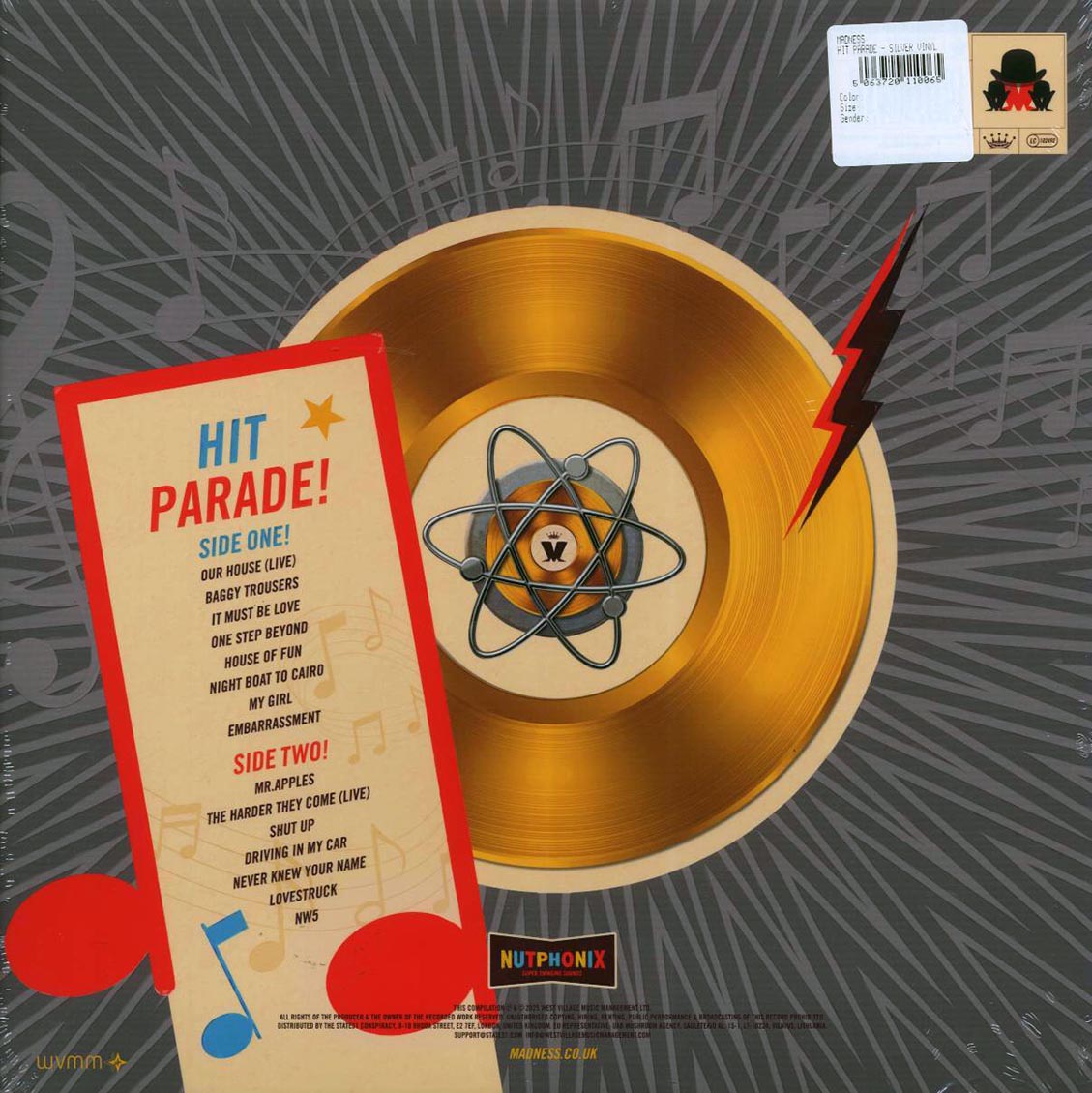 Madness - Hit Parade: Dynamite Tunes! (RSD 2025) (opaque silver vinyl) [New Vinyl LP]