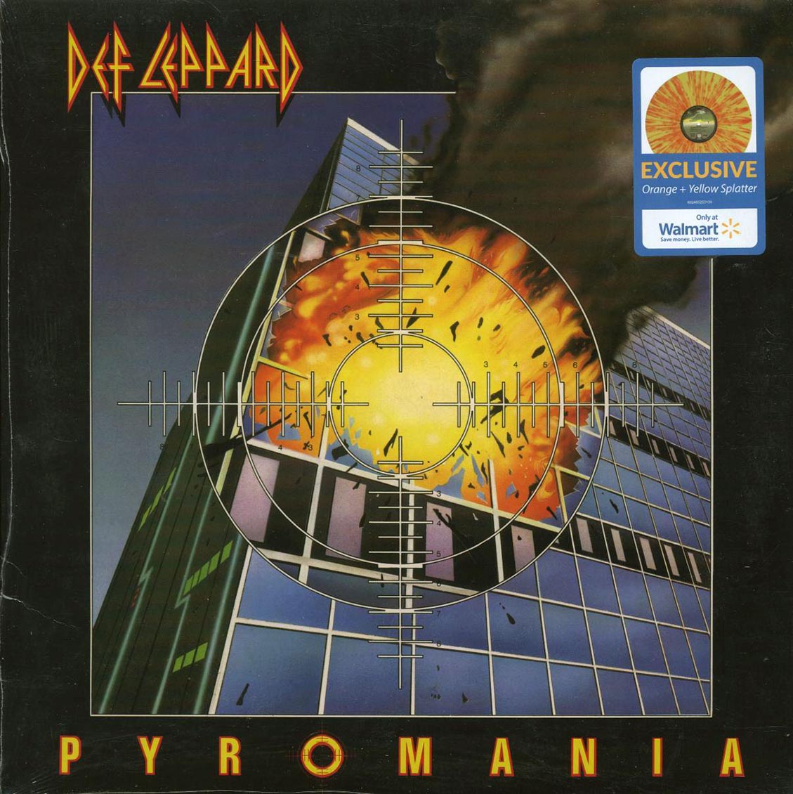 Def Leppard - Pyromania (ltd. ed.) (orange/yellow splatter vinyl) [New Vinyl Record LP]