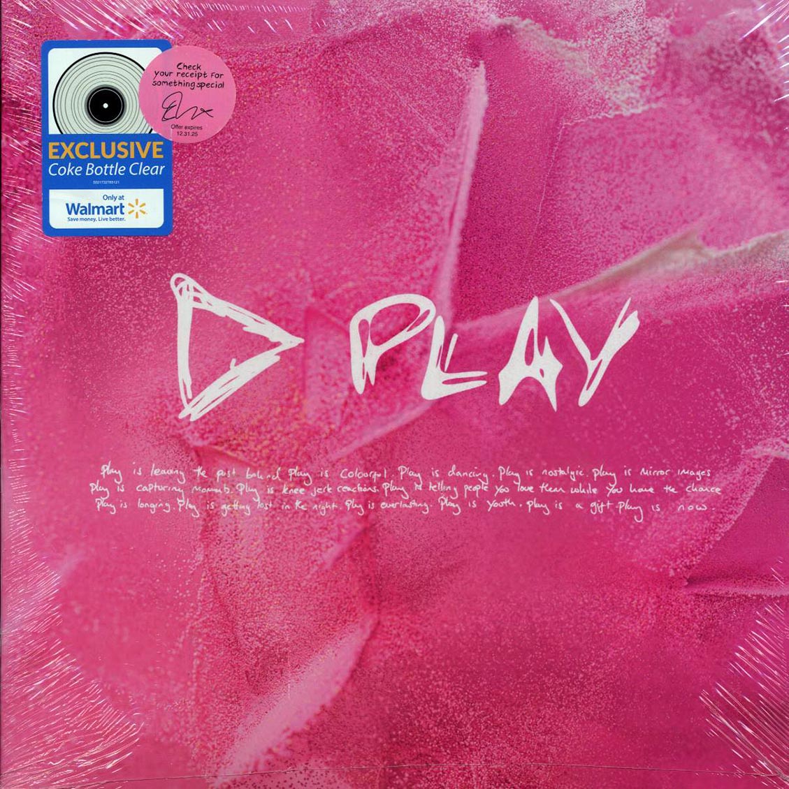 Ed Sheeran - Play (ltd. ed.) (coke bottle clear vinyl) [New Vinyl Record LP]