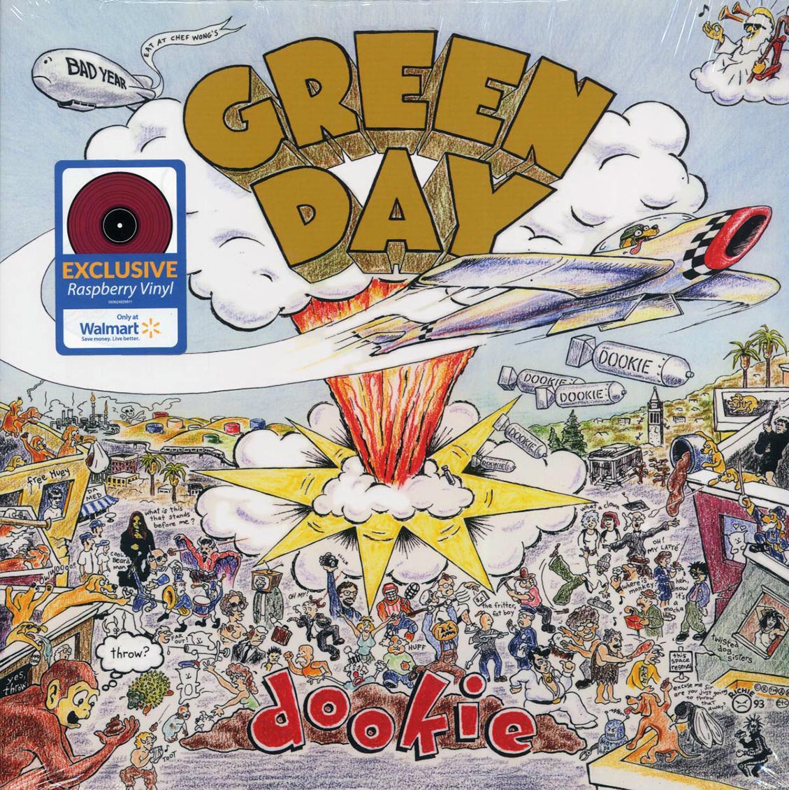 Green Day - Dookie (ltd. ed.) (raspberry vinyl) [New Vinyl Record LP]