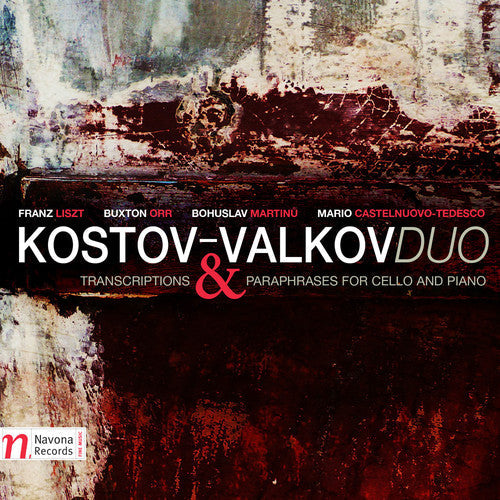 Liszt / Kostov-Valkov Duo - Kostov-Valkov Duo: Transcriptions & Paraphrases [CD]