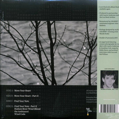 Lou Reed - Hudson River Wind Meditations (2xLP) (RTI press) [New Vinyl LP]