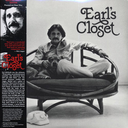 Daryl Hall & John Oates, Kazoo Singers, Delbert & Glen, Terry Allen, Etc. - Earl's Closet: The Lost Archive Of Earl McGrath, 1970 To 1980 (ltd. ed.) (2xLP) (cocktail party clear vinyl) [New Vinyl Record LP]
