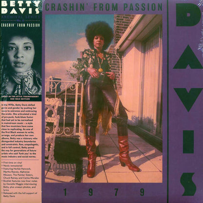 Betty Davis - Crashin' From Passion (red vinyl) [New Vinyl Record LP]