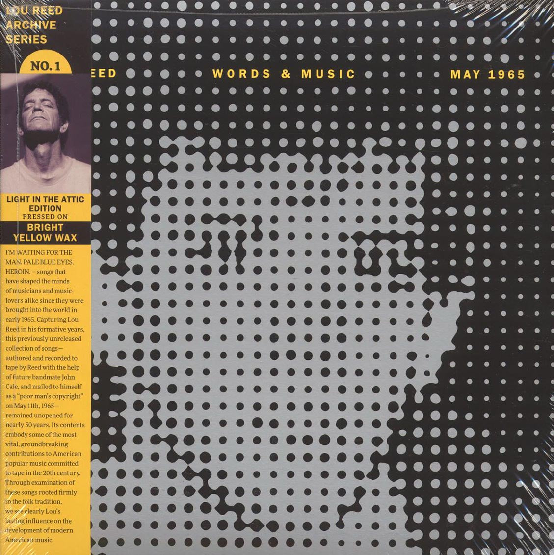 Lou Reed - Words & Music, May 1965 (yellow vinyl) (RTI press) [New Vinyl Record LP]