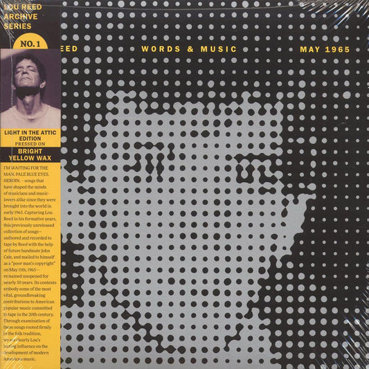 Lou Reed - Words & Music, May 1965 (yellow vinyl) (RTI press) [New Vinyl Record LP]