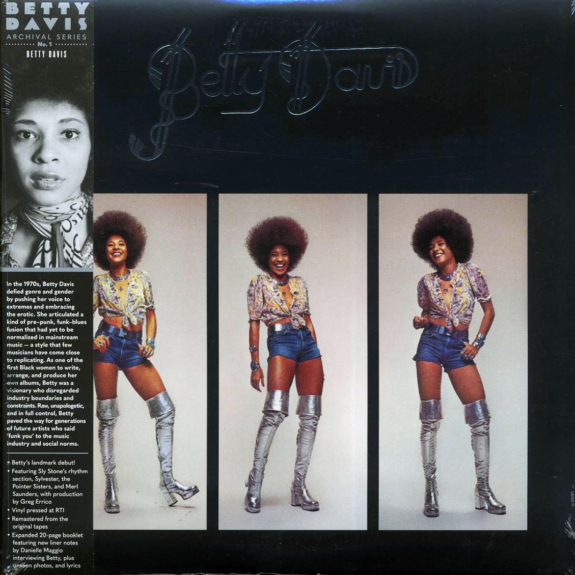 Betty Davis - Betty Davis (RTI press) [New Vinyl Record LP]