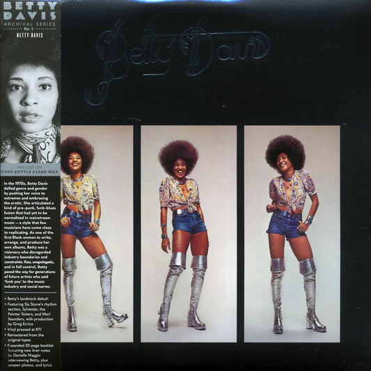 Betty Davis - Betty Davis (ltd. ed.) (coke bottle clear vinyl) (RTI press) [New Vinyl Record LP]