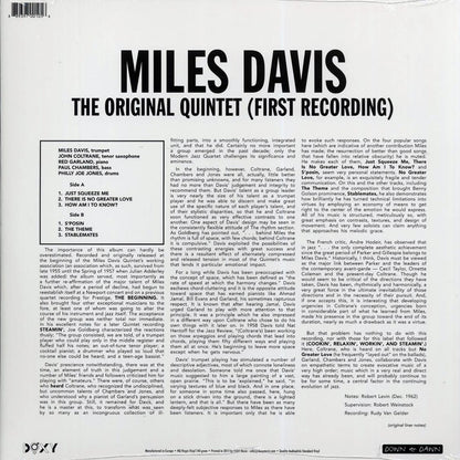 Miles Davis - The Original Quintet: First Recording [New Vinyl LP]