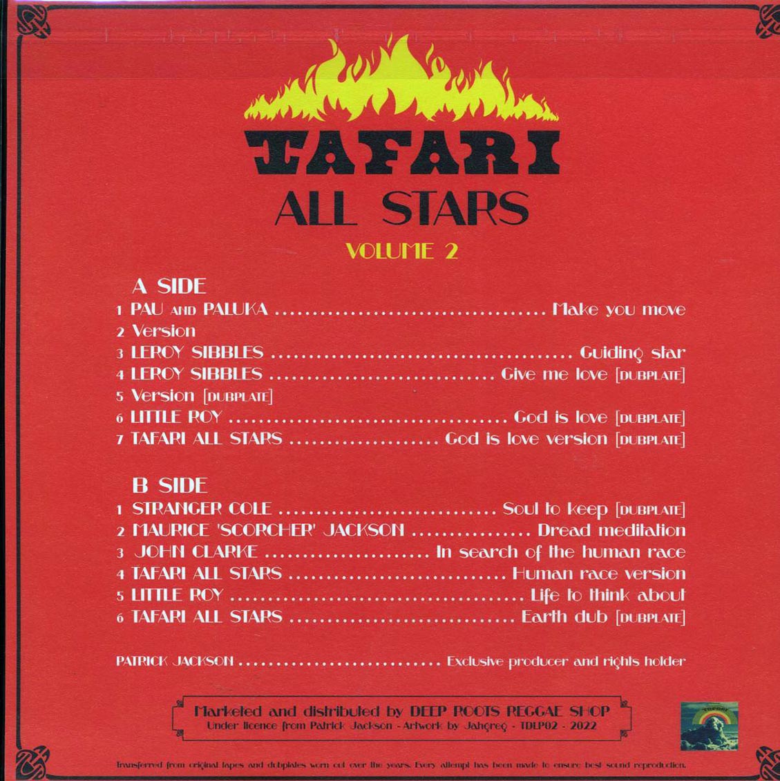 Little Roy, Leroy Sibbles, John Clarke, Tafari All Stars, Etc. - Rarities From The Vault Volume 2: Early Recordings And Dubplates [New Vinyl LP]
