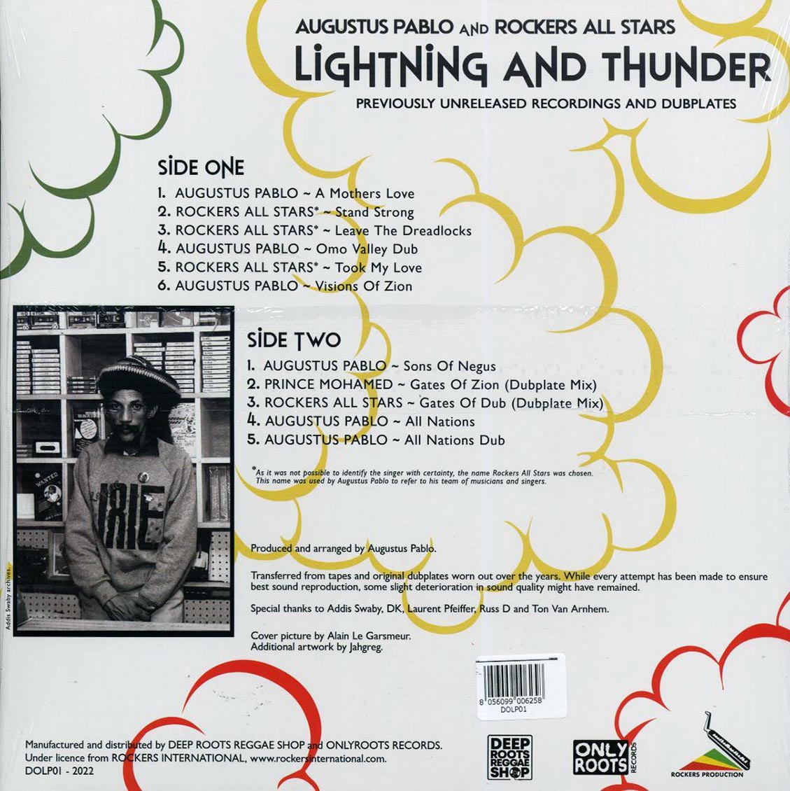 Augustus Pablo, Rockers All Stars - Lightning And Thunder: Previously Unreleased Recordings And Dubplates [New Vinyl LP]