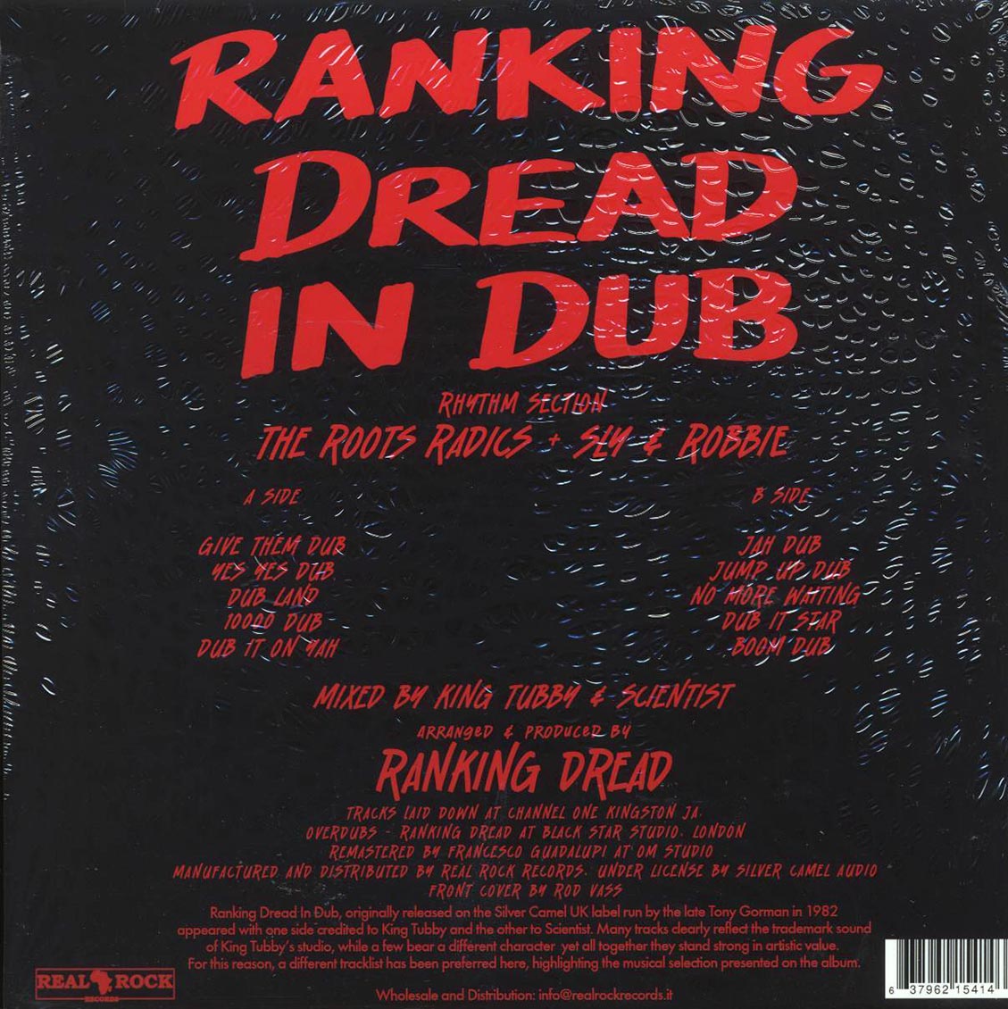 Ranking Dread - Ranking Dread In Dub [New Vinyl LP]